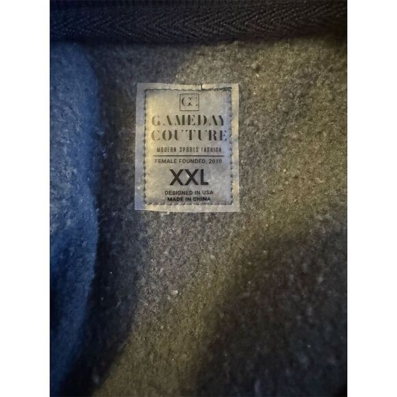 Gameday Couture Detroit Lions Women's 2XL Gray Oversized Crewneck Sweatshirt - Picture 3 of 8